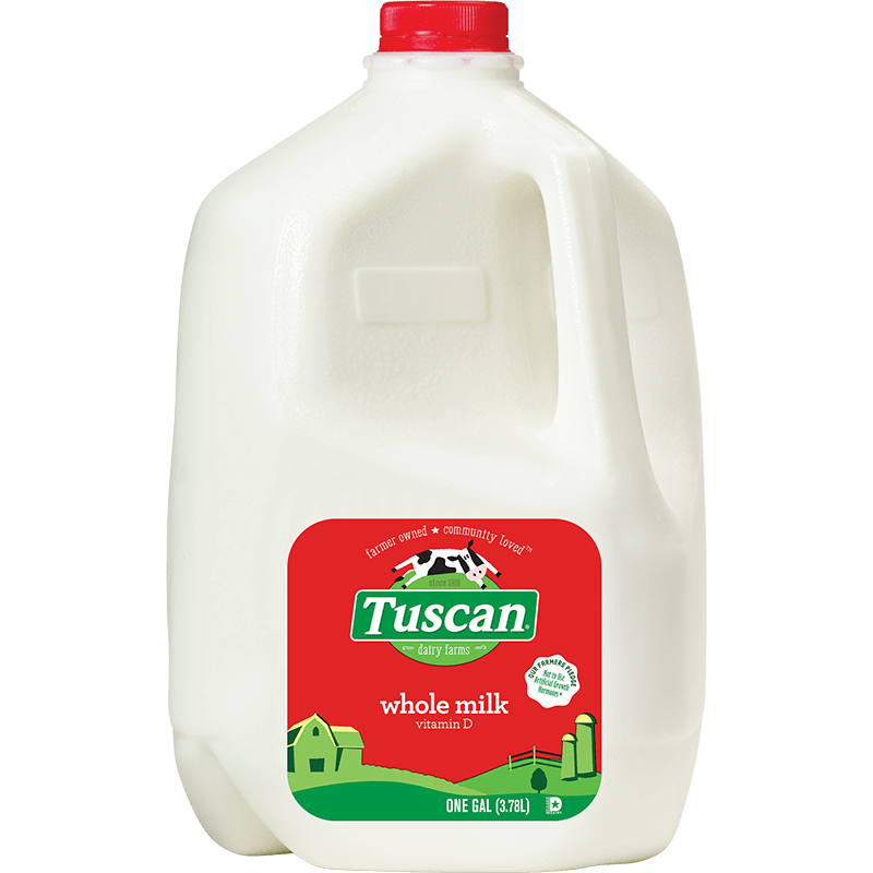 Whole Milk Plastic Gallon Tuscan Dairy Farms