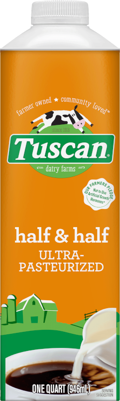 Half & Half Plastic Quart