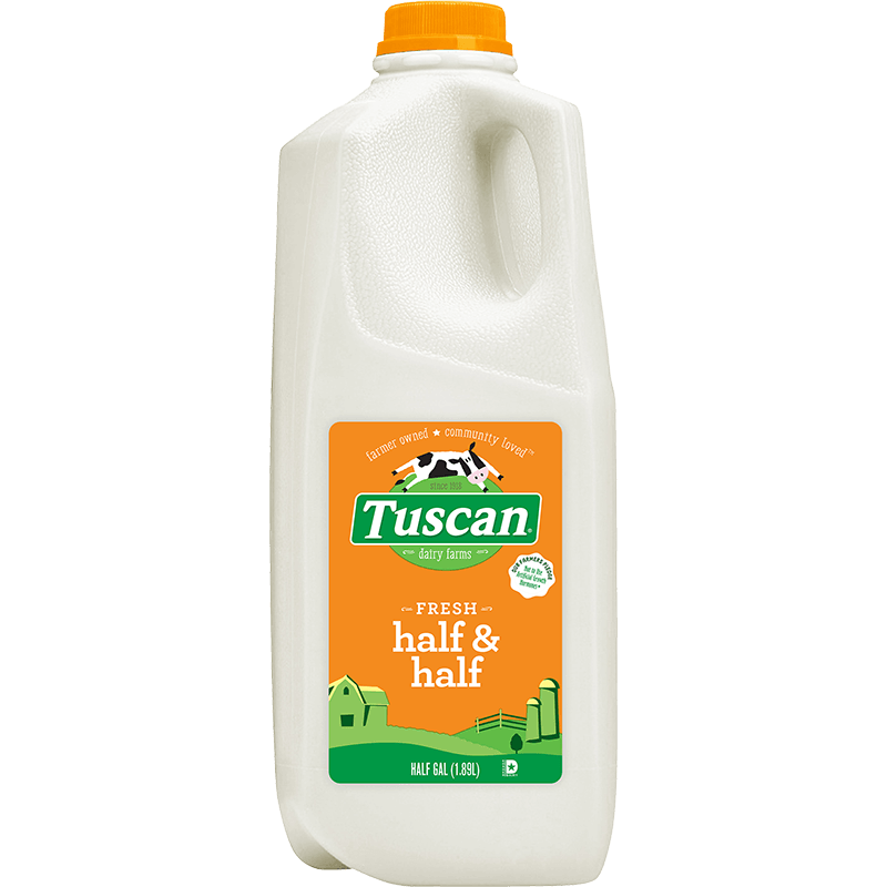 Half & Half Plastic Half Gallon Tuscan® Dairy Farms