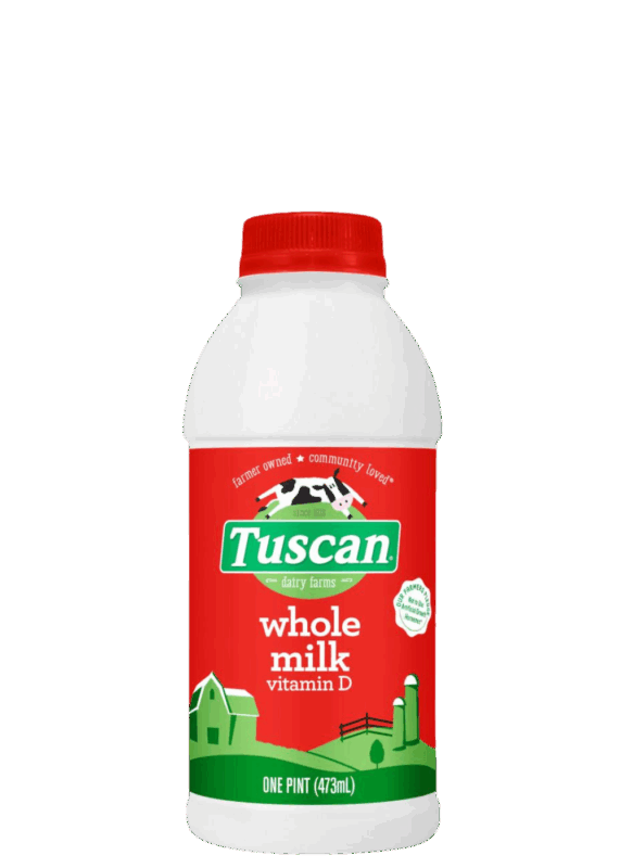 Whole Milk Plastic Pint